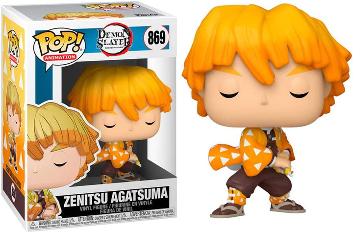 Demon Slayer-Zenitsu Agatsuma Funko 49012 Pop! Vinyl Nr. 869