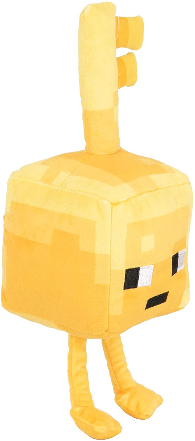 JINX JX10943 Minecraft Dugneons Happy Explorer Gold Key Golem Plush Toy (889343137693)