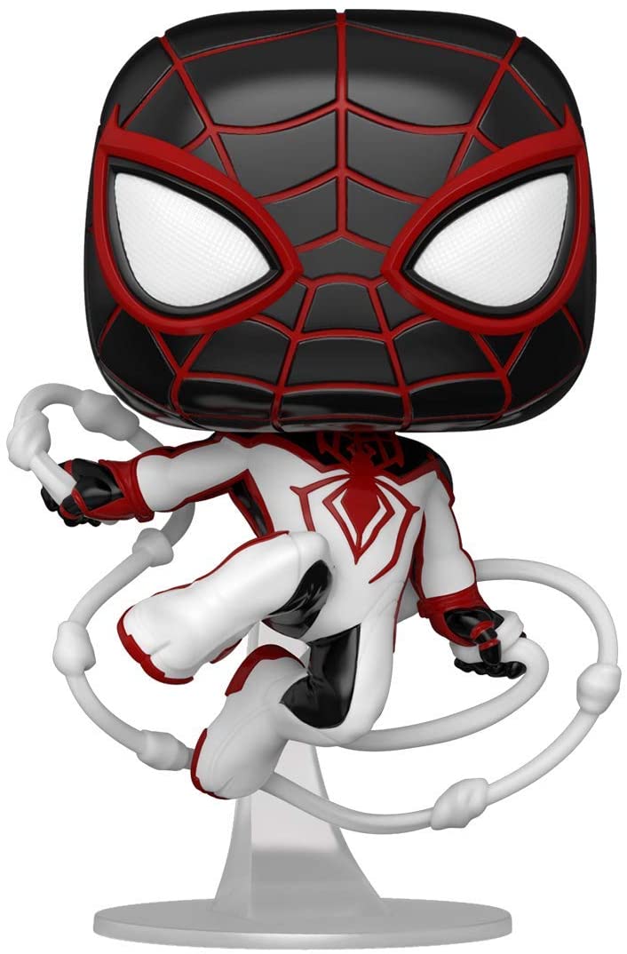 Spider-Man Miles (traje TRACK) Funko 50153 Pop! Vinilo