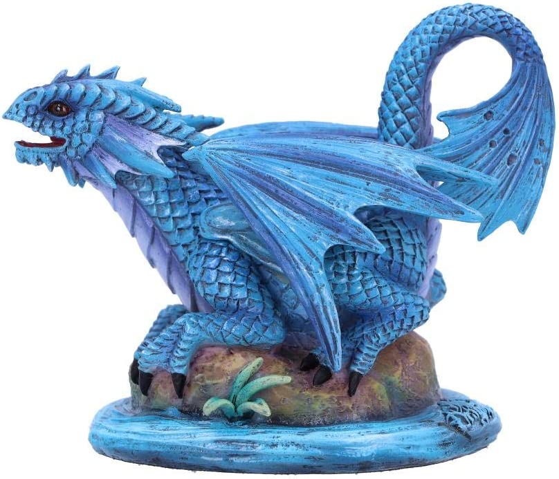 Nemesis Now Anne Stokes Age Small Water Dragon Figurine, Blue, One Size