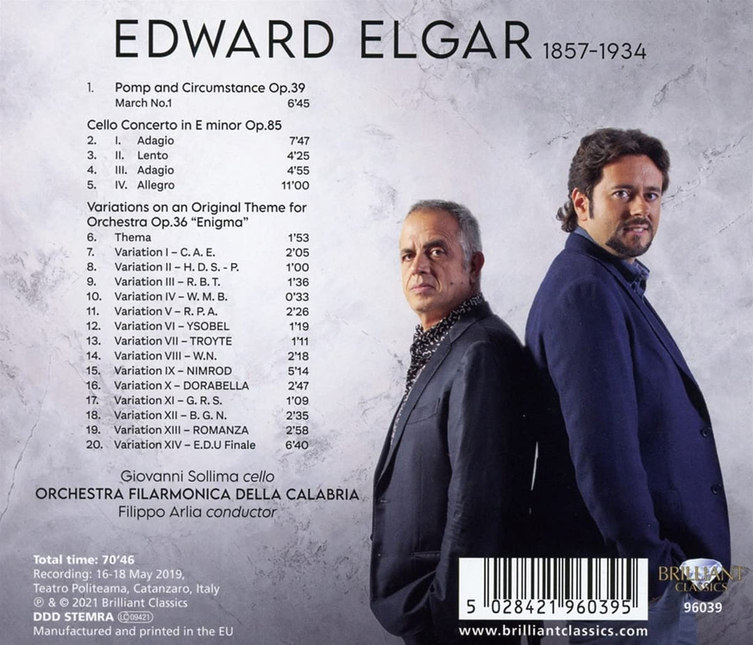 Elgar Cello Concerto, Enigma Variations [Audio CD]