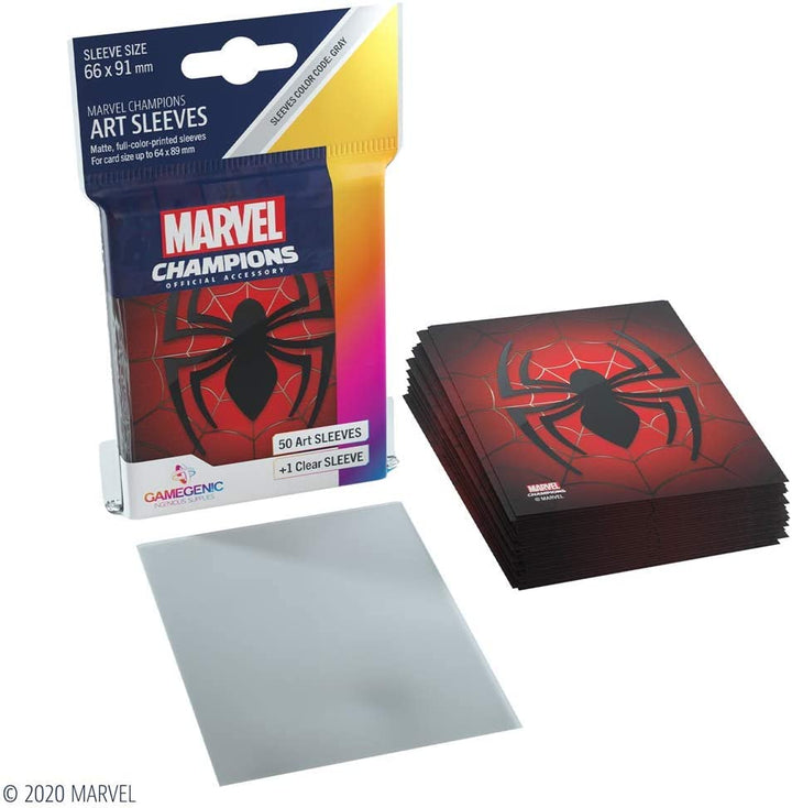 Gamegenic Marvel Champions Art Sleeves - Spider Man (50)