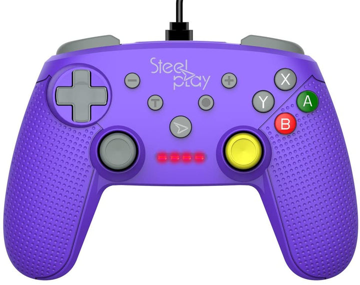 Manette Steelplay Filaire Indigo Pour Switch