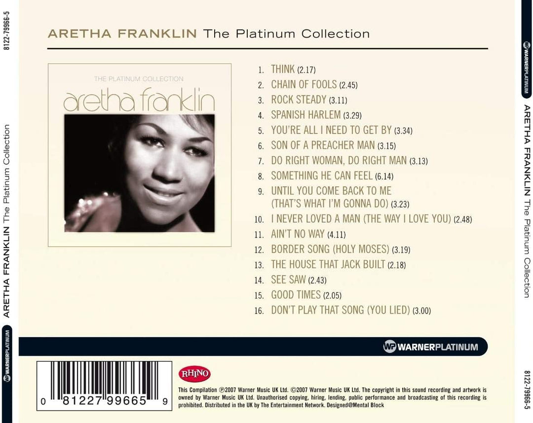 Aretha Franklin – The Platinum Collection [Audio-CD]