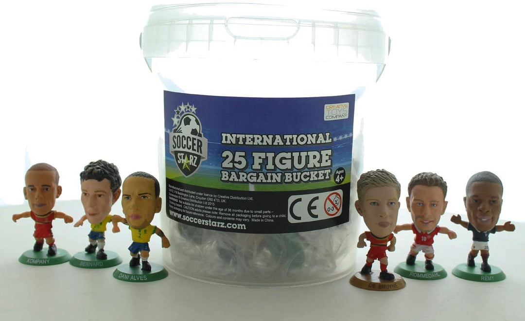 SoccerStarz 402984 &quot;International Football Figure Schnäppchen Eimer (25-teilig)