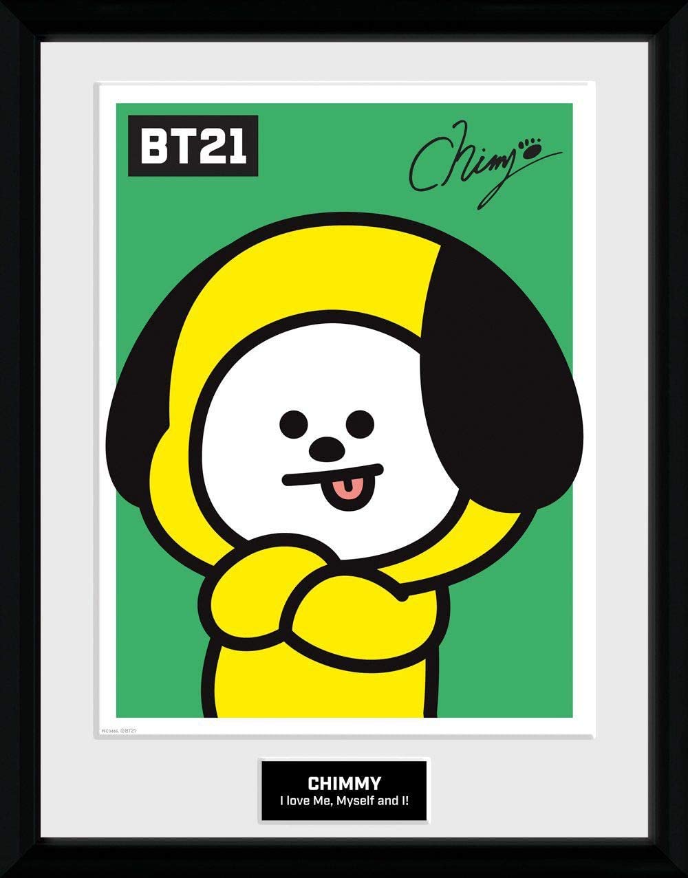 GB eye BT21 Framed Poster Chimmy Posters Wallscrolls