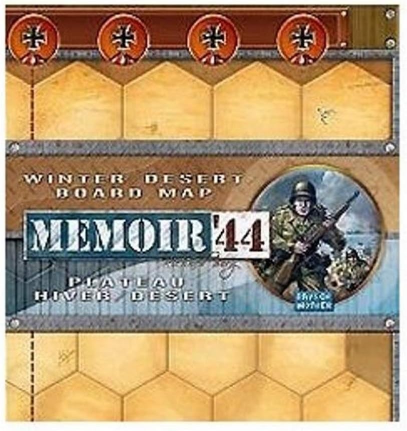 Days of Wonder – Memoir '44: Erweiterung – Winter Desert Board Map – Brettspiel