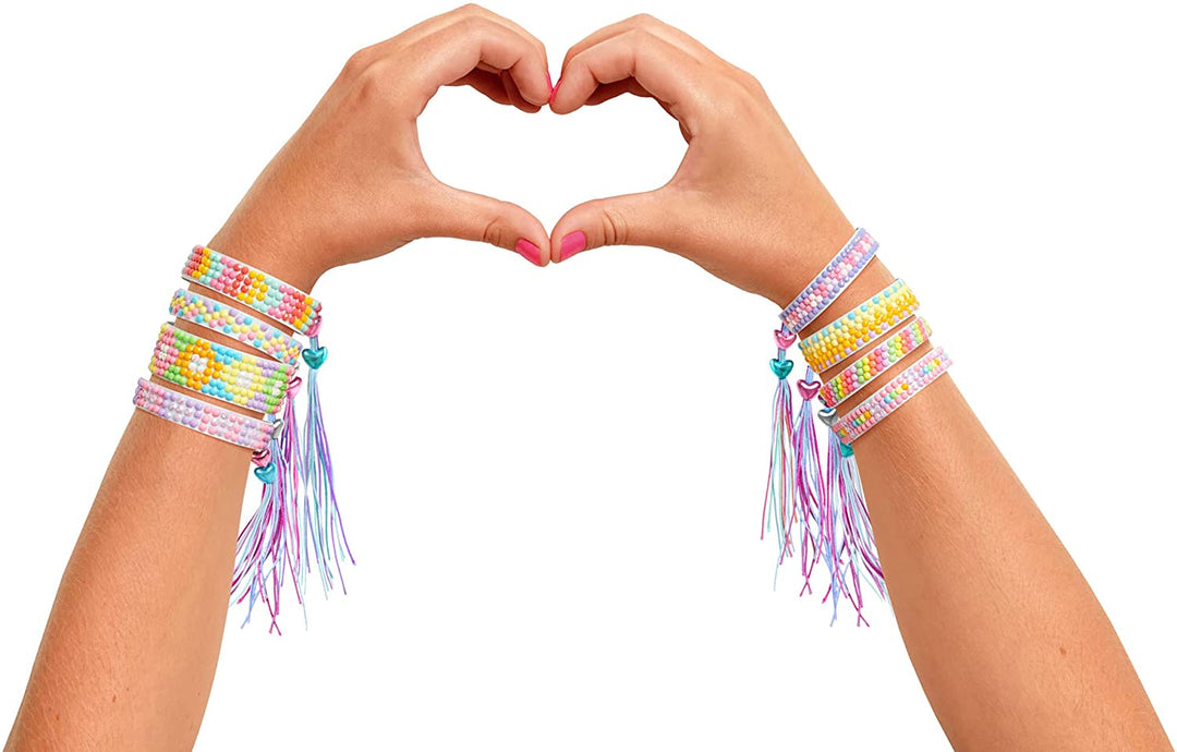 Blingle Bands DIY Gem Friendship Bracelet, 8 Band Deluxe Studio - Arts & Craft Activity for Ages 7 and Up