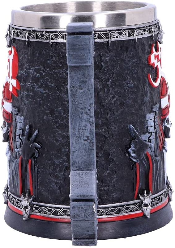Nemesis Now - Ghost Papa Emeritus III Summons Red Tankard Resin Mug