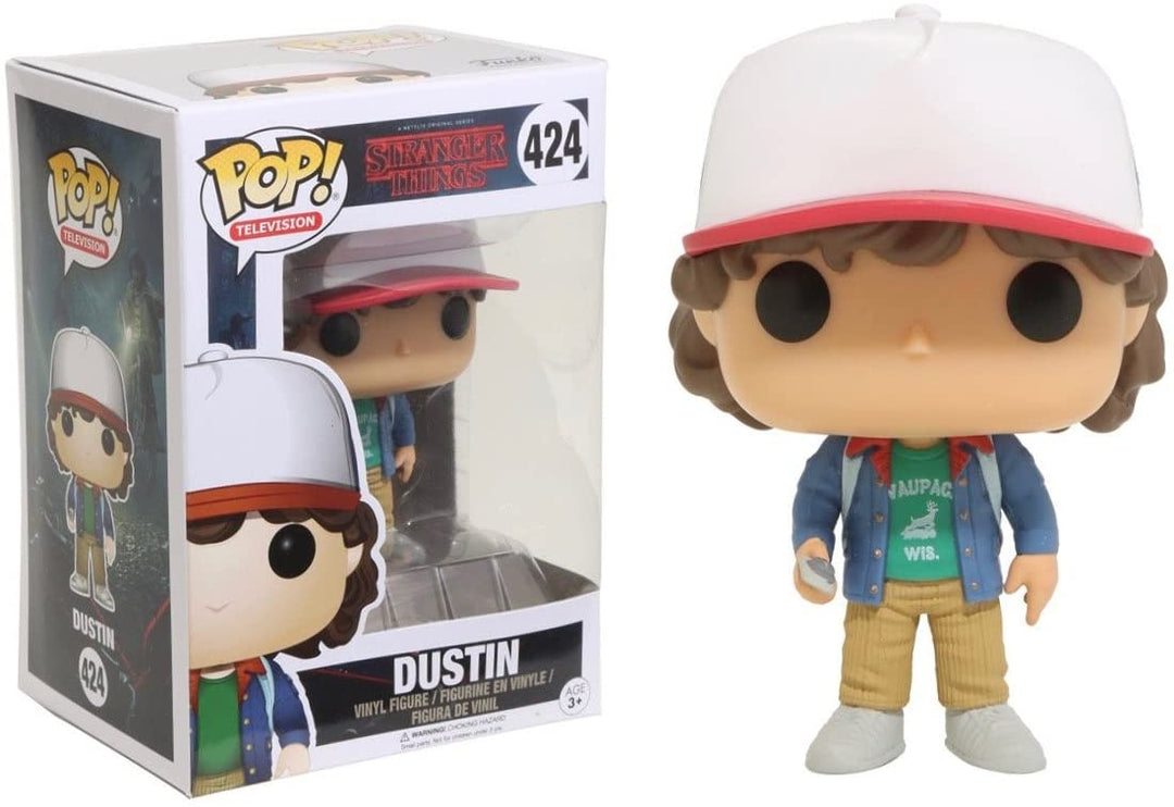 Pop! Television: Stranger Things Dustin (mit Kompass) Funko 13323 Pop! Vinyl #424