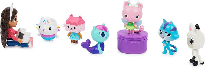 Gabby's Dollhouse, Deluxe-Figuren-Geschenkset mit 7 Spielzeugfiguren und Überraschungszugang