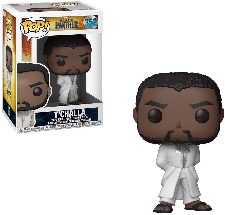 Marvel Black Panther (MCU) T'Challa (Weiß) Funko 31287 Pop! Vinyl #352