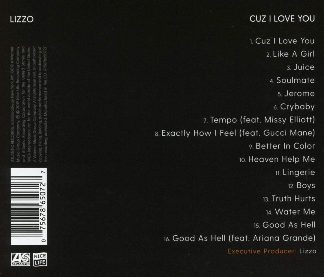 Cuz I Love You (Super Deluxe) – Lizzo [Audio-CD]