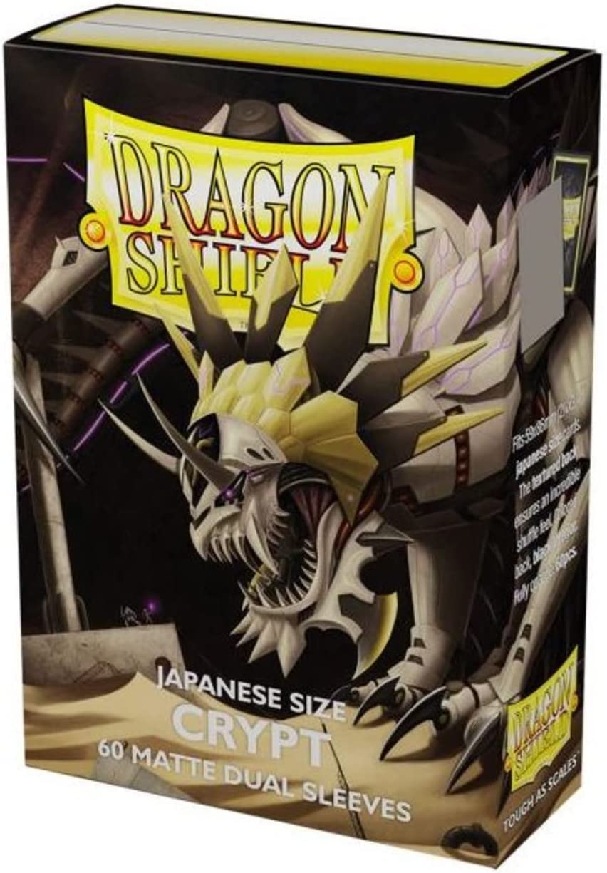 Arcane Tinmen Dragon Shield-Hüllen – Mattes Japanisch: Dual Crypt 60CT – Kartenhüllen sind glatt und robust – kompatibel mit Yugioh und Cardfight Vanguard