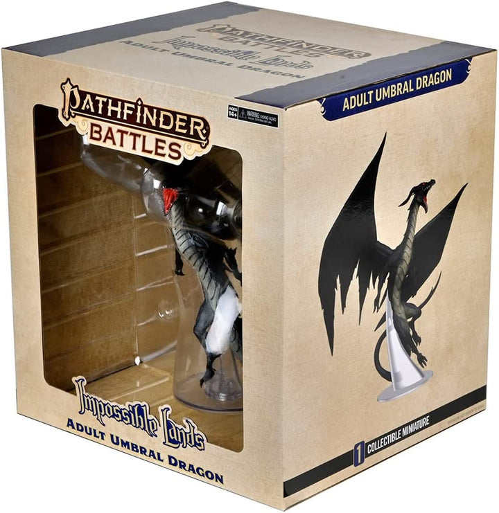 Pathfinder Battles: Impossible Lands – Umbral Dragon-Figur für Erwachsene in Box