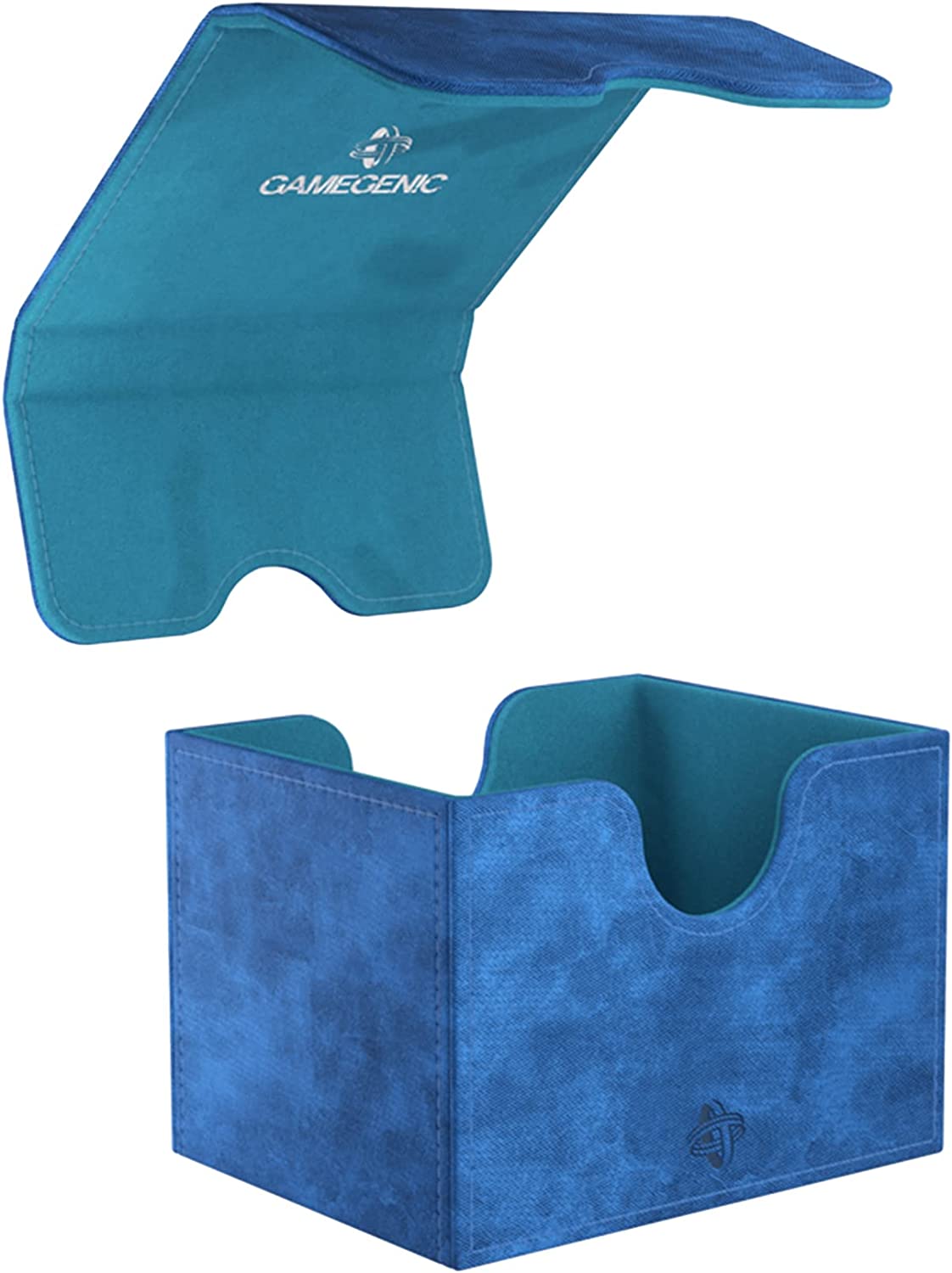 Gamegenic Sidekick 100+ XL Card Box - Holds 100 Double-Sleeved Cards, Blue 5