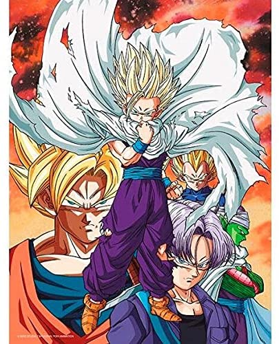 DRAGON BALL - Impression en Verre - Heroes Vs Cell - 30X40 Cm