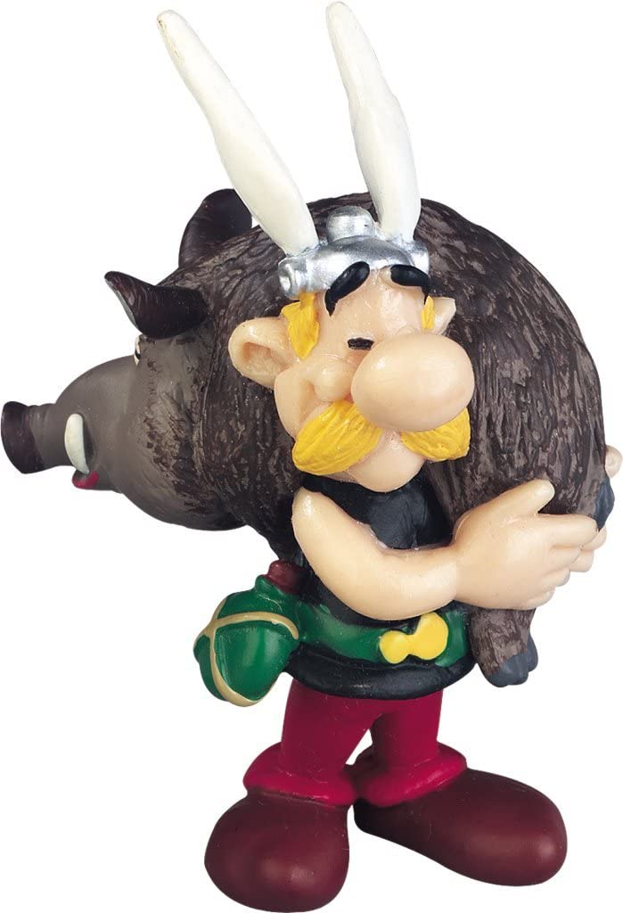 Plastoy SAS PLA60545 Asterix Figur Asterix Mit Wildschwein Spielzeug