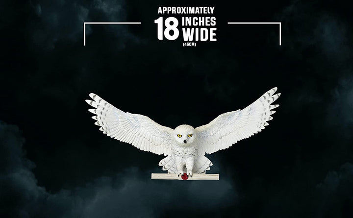 The Noble Collection Harry Potter Hedwig Owl Post Wanddekoration – 14 Zoll (35 cm) handbemalte Skulptur – Harry Potter Filmset Film-Requisiten Geschenke