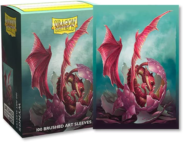 Dragon Shield Sleeves – Matte Brushed Art: Wyngs 100 CT - MTG Card Sleeves are S