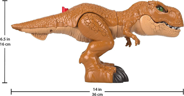 ?Fisher-Price Imaginext Jurassic World Thrashin Action T Rex Dinosaurierfigur für
