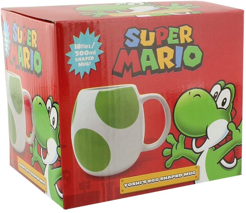 Super Mario SCMG25066 3D Yoshi Egg Ceramic Mug