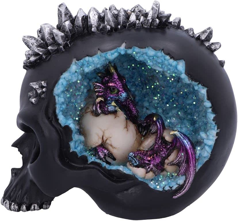 Nemesis Now Crystal Hatchlings Rückfluss-Räuchergefäß in Blau 3