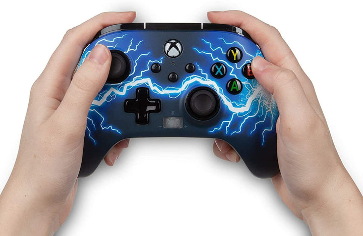 PowerA Enhanced Wired Controller für Xbox Series X|S – Arc Lightning, Gamepad, W