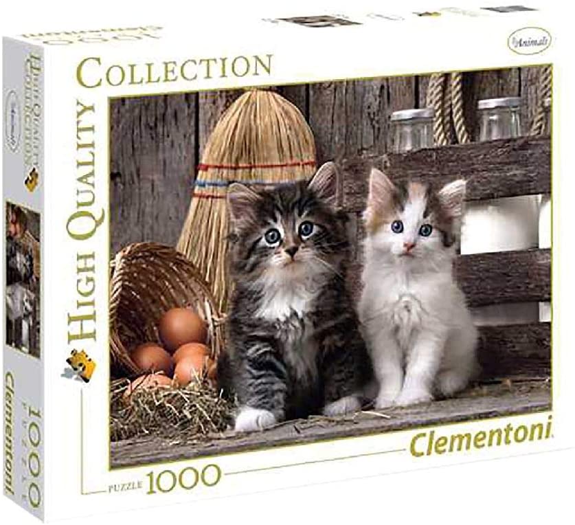 Clementoni – 39340 – Sammelpuzzle für Kinder und Erwachsene – Schöne Kätzchen – 1000 Teile