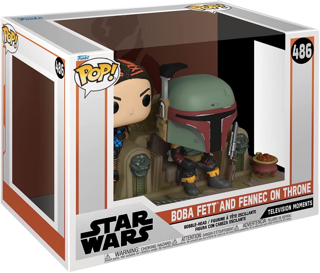 Star Wars Boba Fett &amp; Fennec auf dem Thron Funko 58391 Pop! Vinyl Nr. 486