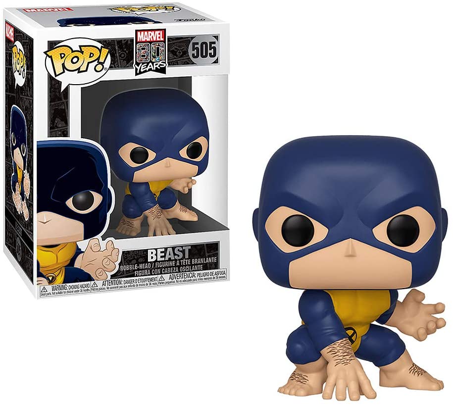 Marvel's 80th Anniversary Beast (First Appearance) Funko 40716 Pop ! Vinyle #505
