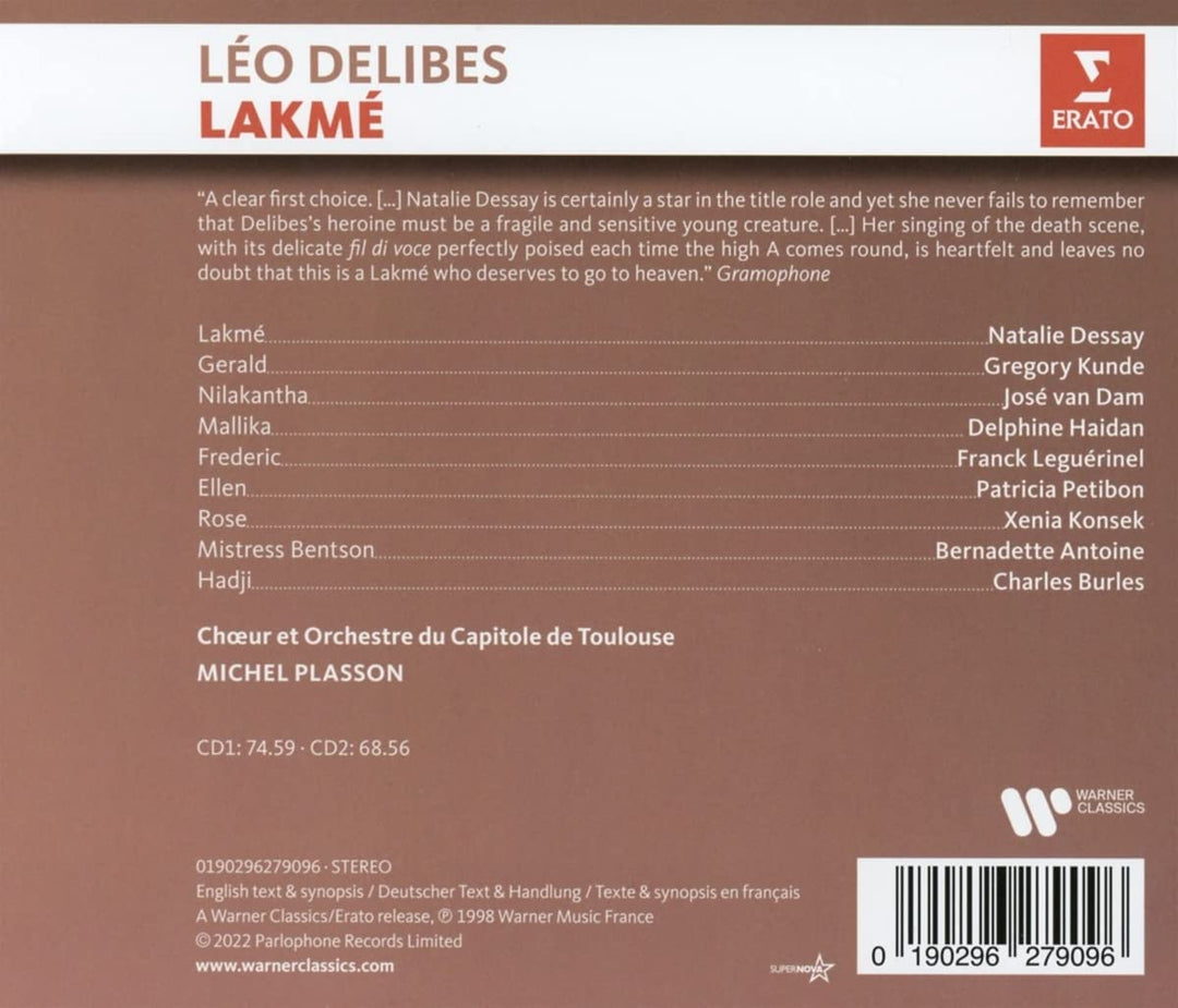 Natalie Dessay - Delibes: Lakme [Audio CD]
