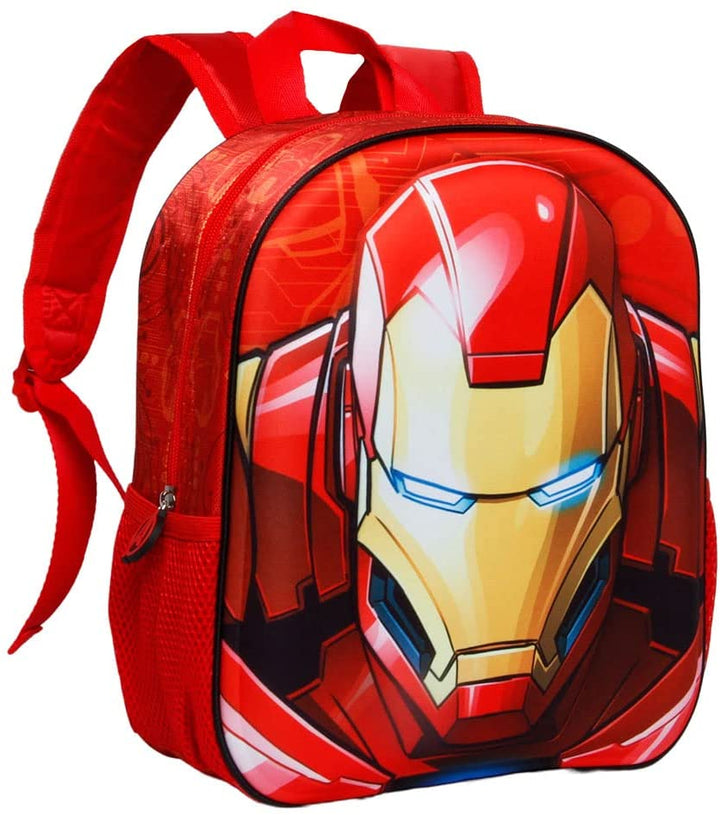 Iron Man Stark – Kleiner 3D-Rucksack, mehrfarbig