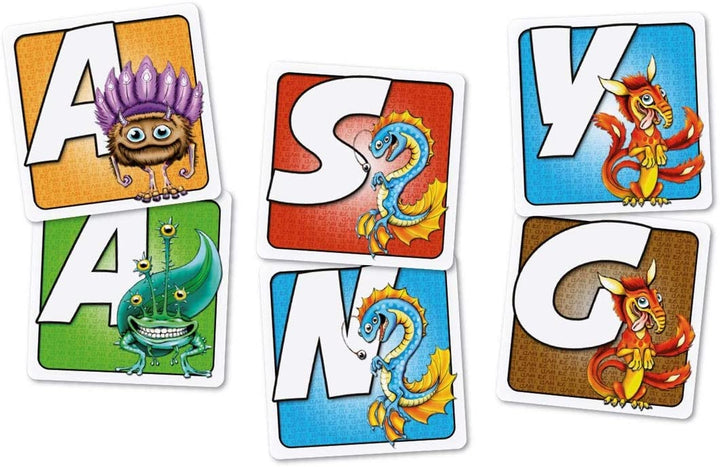 Cayro - Speed Monsters - Word game and language development - board game - Development of memory and verbal expression and communication - board game (7018)