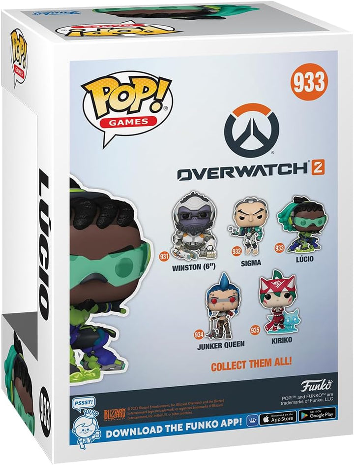 Funko POP! Spiele: OverWatch 2 Lucio – Overwatch 2 – Vinyl-Sammelfigur – G