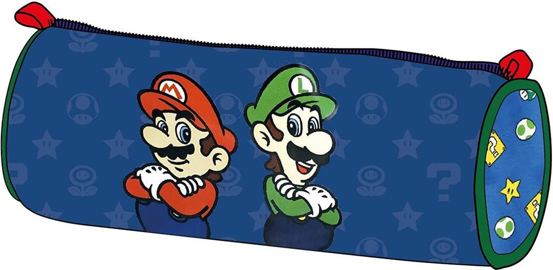 SUPERMARIO 8cm Mario Y Luigi Round Case