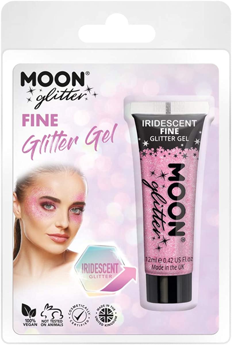 Moon Glitter Iridescent Glitter Gel Pink