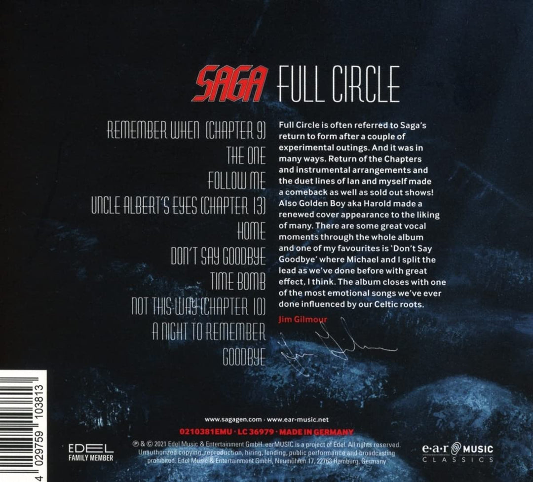 Saga - Full Circle [Audio CD]