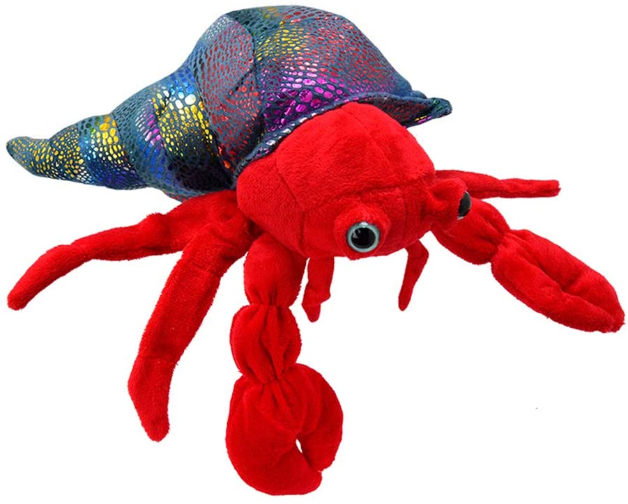 Peluche Cangrejo Ermitaño Clásico Wild Planet 36 cm (Multicolor)