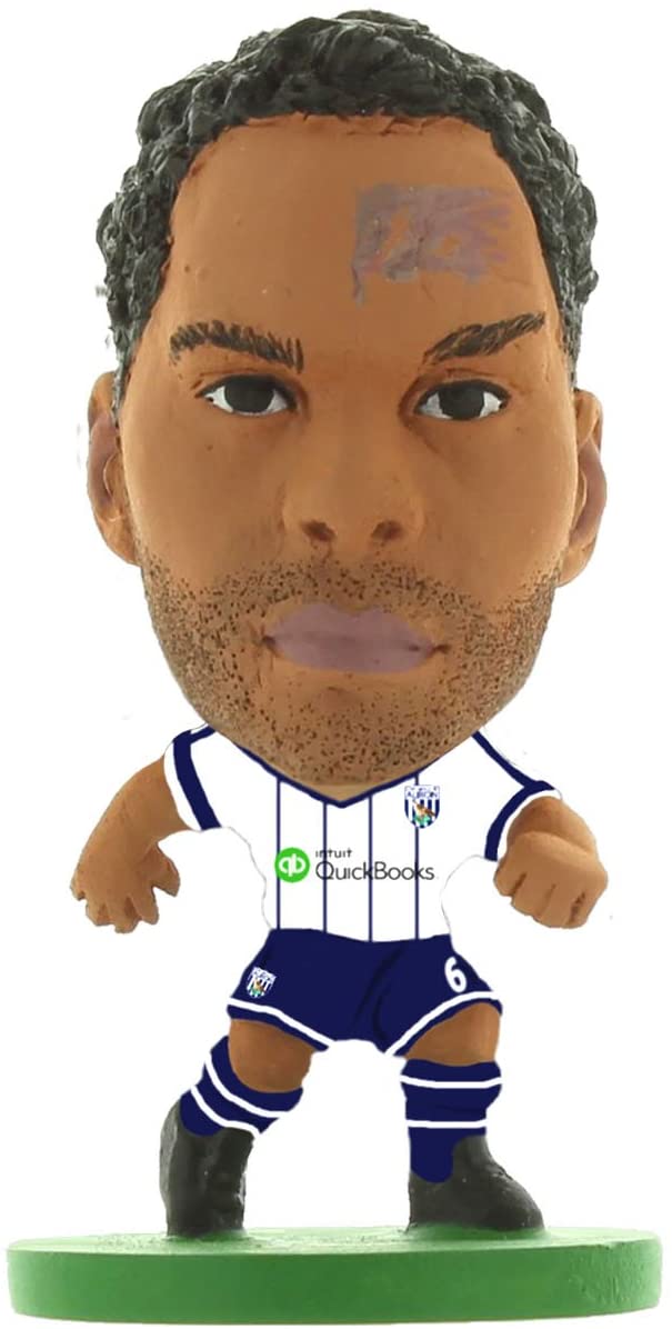 SoccerStarz West Brom Joleon Lescott primera equipación