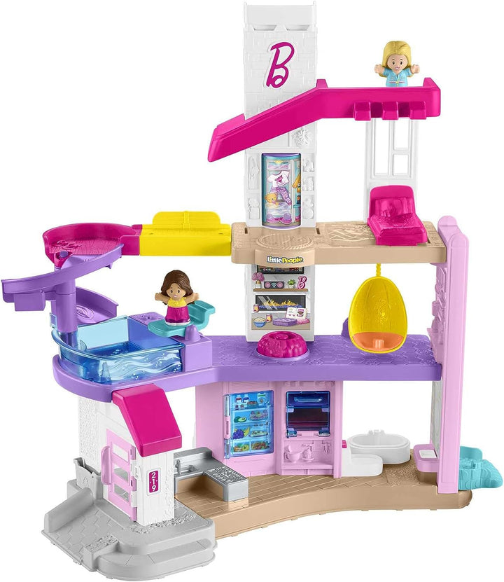 Fisher-Price ?Barbie Little DreamHouse Little People – Mehrsprachig, interaktiv