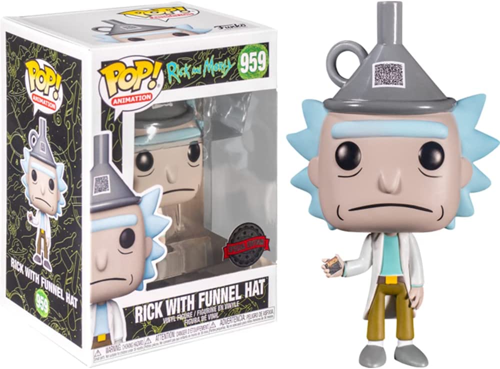 Rick und Morty Rick mit Trichterhut Exklusives Funko 55841 Pop! Vinyl Nr. 959