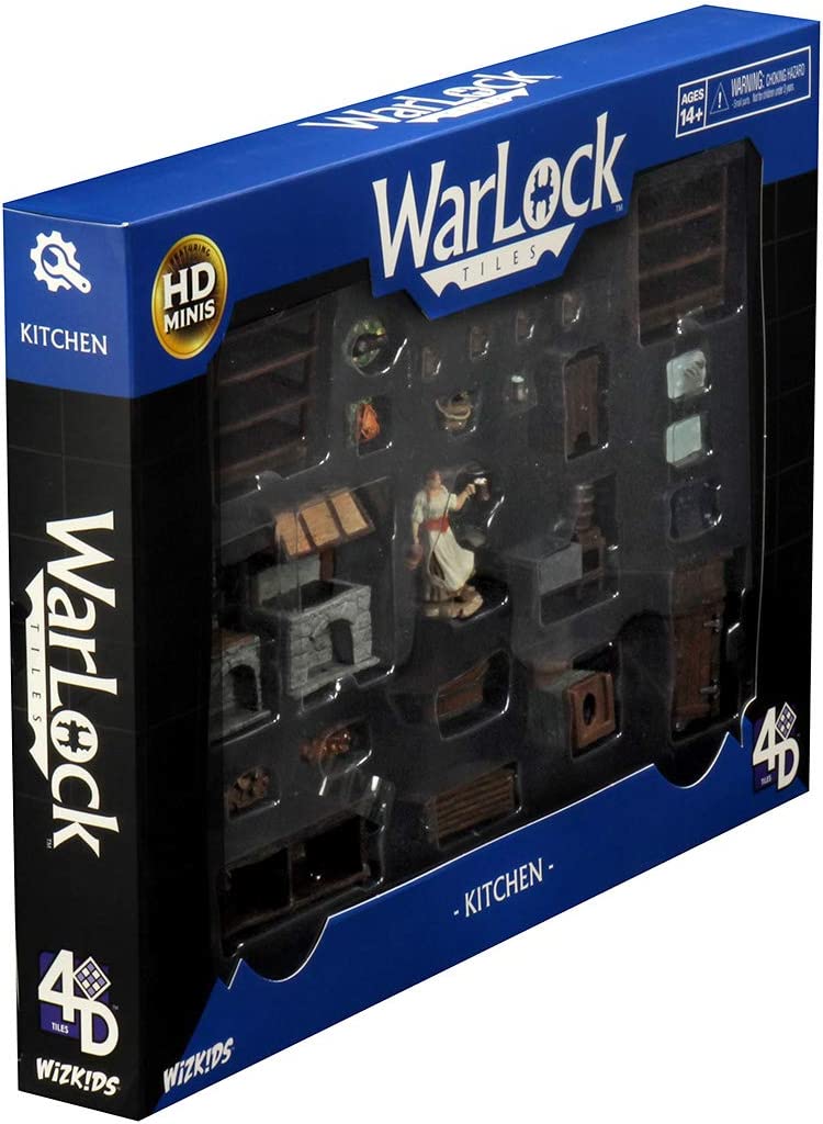 WizKids | Warlock Tiles: Accessory - Kitchen | 1 + Players | Ages 12+ |