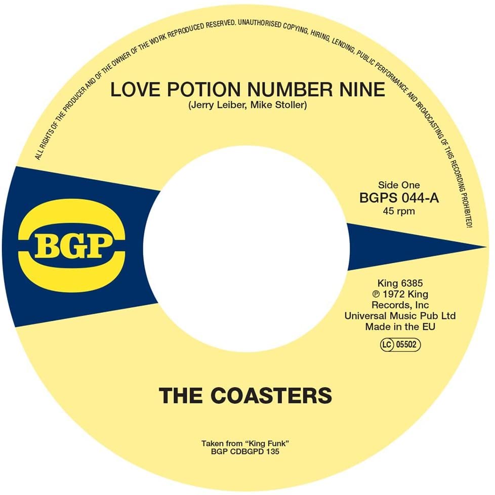 The Coasters – Love Potion Number Nine / Cool Jerk [Vinyl]