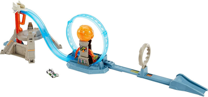 Hot Wheels und Disney Buzz LightYear Hyper Loop Challenge Spielset mit Buzz Die-