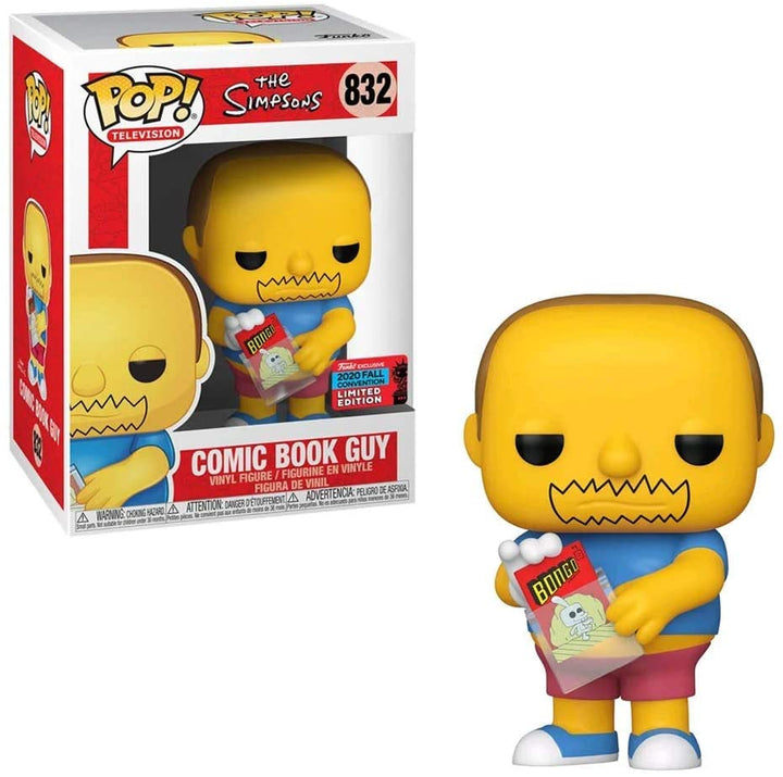 The Simpsons Comic Book Guy Exclu Funko 48573 Pop! Vinyl #832