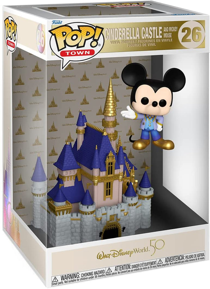 Walt Disney World 50 Cinderella Castle und Mickey Mouse Funko 58965 Pop! Vinyl Nr. 26