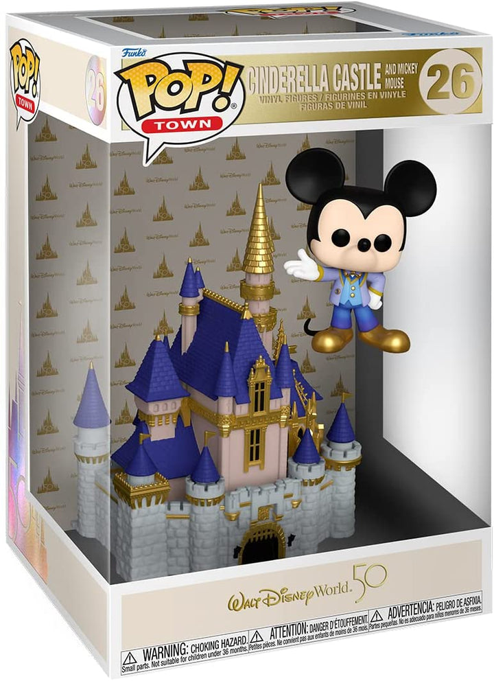 Walt Disney World 50 Cinderella Castle und Mickey Mouse Funko 58965 Pop! Vinyl Nr. 26