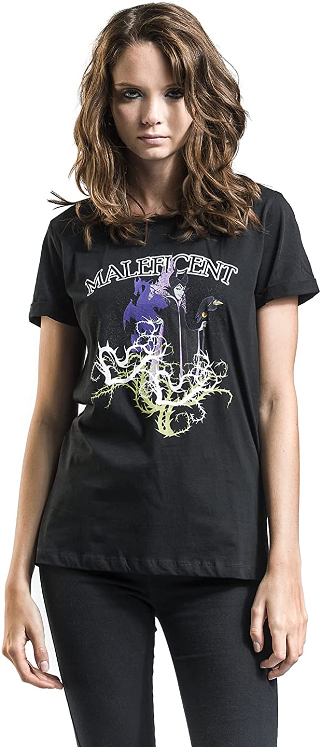 Disney – Maleficent – ​​Gel-bedrucktes Damen-T-Shirt