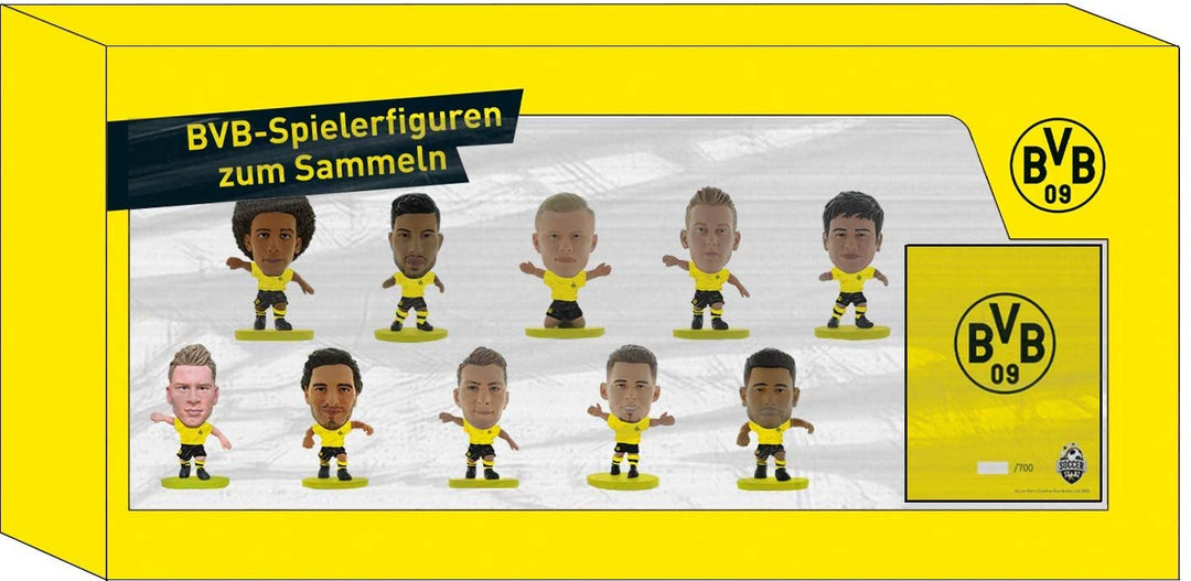 SoccerStarz - Borussia Dortmund Team Pack 10 Figur (klassisches Kit Saison 2020/21) /Figuren